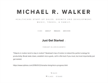 Tablet Screenshot of michaelrwalker.com